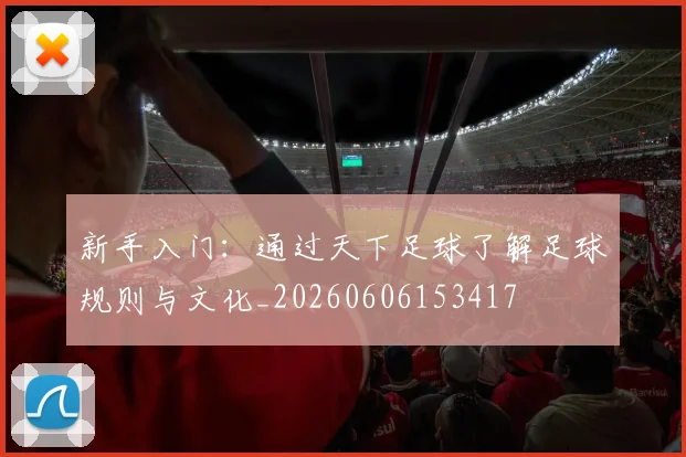 新手入门:通过天下足球了解足球规则与文化_20260606153417